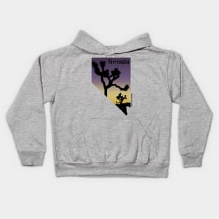 Nevada Joshua Trees Kids Hoodie